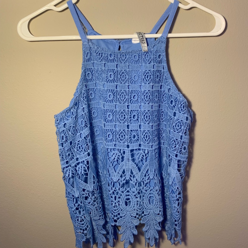 Halter dress tank top
